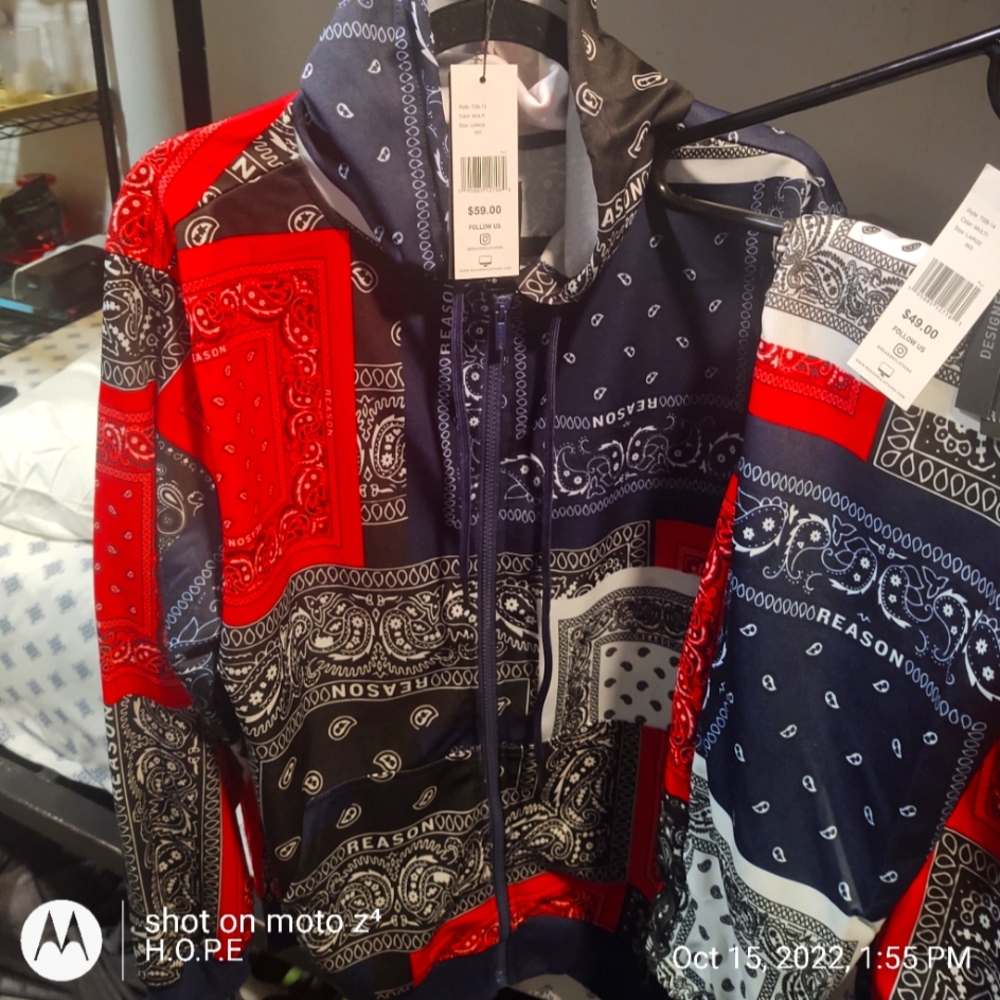 Reason bandana track suit.